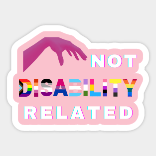 Disability x Pride Month Sticker